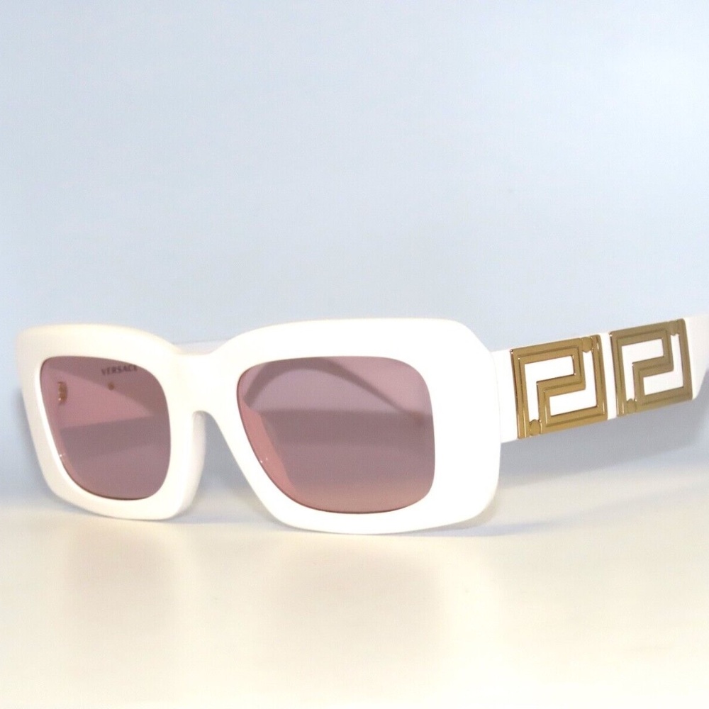 Versace 4444 314/5 54 White Pink Sunglasses VE4444U